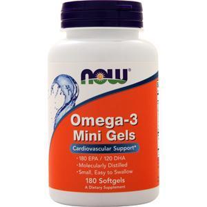 Now Omega-3 Mini Gels 180 sgels