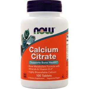 Now Calcium Citrate 100 tabs
