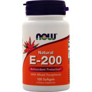 Now E-200 Mixed Tocopherols 100 sgels