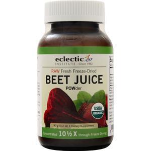 Eclectic Institute Fresh Freeze-Dried Beet Juice Powder 90 grams