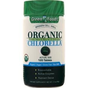 Green Foods Organic Chlorella (500mg) 120 tabs