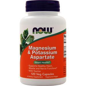 Now Magnesium & Potassium Aspartate 120 caps