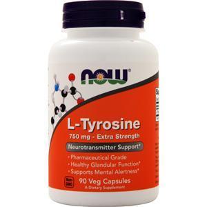 Now L-Tyrosine (750mg) 90 caps