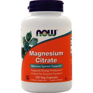 Now Magnesium Citrate 120 vcaps
