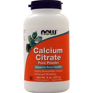 Now Calcium Citrate Powder 8 oz