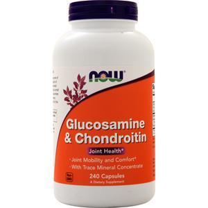 Now Glucosamine & Chondroitin with ConcenTrace Minerals 240 caps