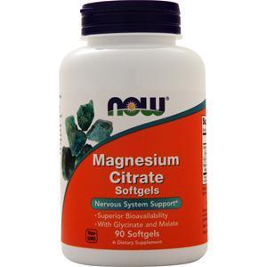 Now Magnesium Citrate 90 sgels