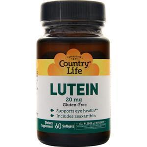 Country Life Lutein (20mg) 60 sgels
