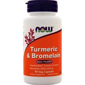 Now Turmeric and Bromelain 90 vcaps