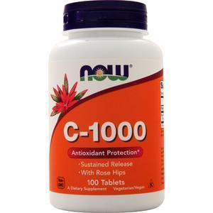 Now C-1000 Sustained Released with Rose Hips 100 tabs