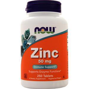 Now Zinc Gluconate (50mg) 250 tabs