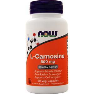 Now L-Carnosine (500mg) 50 vcaps