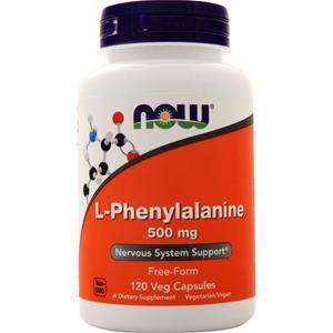Now L-Phenylalanine (500mg) 120 caps