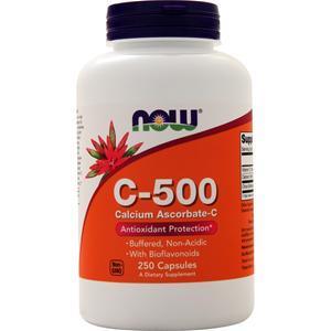 Now C-500 Calcium Ascorbate-C 250 caps