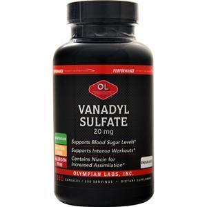 Olympian Labs Vanadyl Sulfate (20mg) with Niacin 250 caps