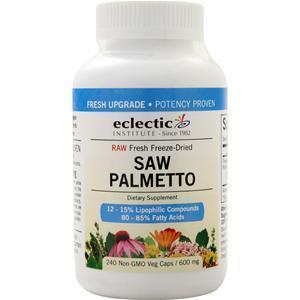 Eclectic Institute Fresh Freeze-Dried Saw Palmetto (600mg) 240 vcaps