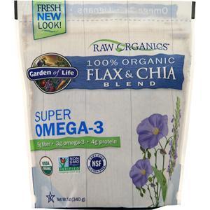 Garden Of Life Raw Organics - Flax & Chia Blend 12 oz