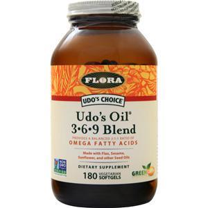 Flora Udo's Oil 3-6-9 Blend 180 sgels