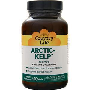 Country Life Arctic-Kelp (225mcg) 300 tabs
