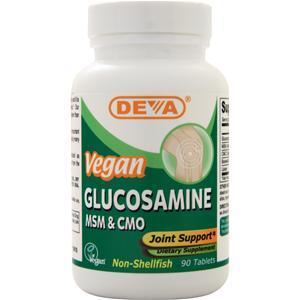 Deva Nutrition Vegan Glucosamine, MSM & CMO 90 tabs