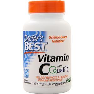 Doctor's Best Vitamin C with Quali-C (500mg) 120 vcaps
