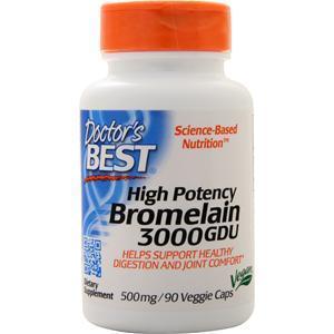 Doctor's Best High Potency Bromelain (3000GDU) 90 vcaps