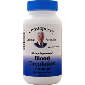 Christopher's Original Formulas Blood Circulation Formula 100 vcaps