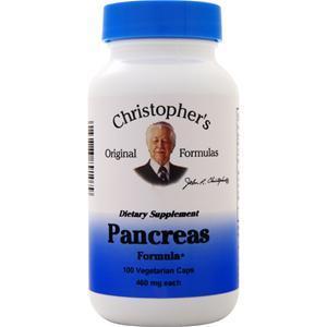 Christopher's Original Formulas Pancreas Formula 100 vcaps