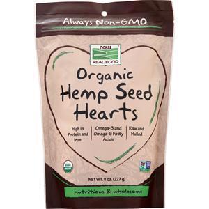 Now Organic Hemp Seed Hearts 8 oz