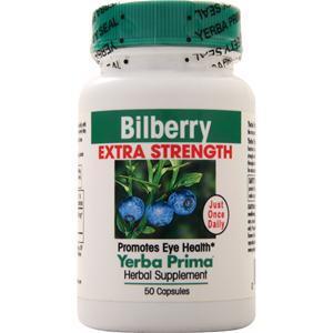 Yerba Prima Bilberry Extra Strength 50 caps