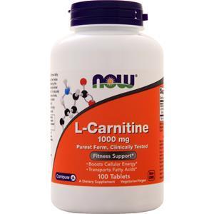 Now L-Carnitine (1000mg) 100 tabs