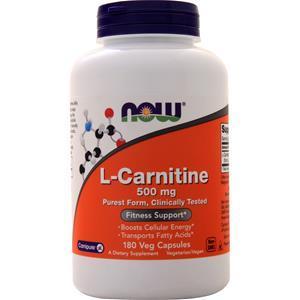Now L-Carnitine Fitness Support (500mg) 180 vcaps