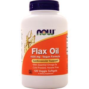 Now Flax Oil (1000mg) - Vegan Formula 120 sgels