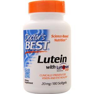 Doctor's Best Lutein with Lutemax 180 sgels
