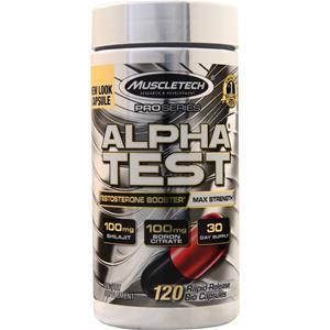 Muscletech Alpha Test Pro Series 120 caps
