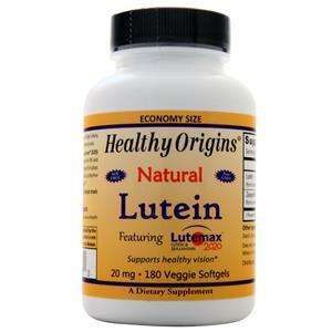 Healthy Origins Lutein - Natural 180 sgels