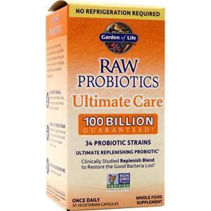 Garden Of Life Raw Probiotics - Ultimate Care (Shelf Stable) 30 vcaps