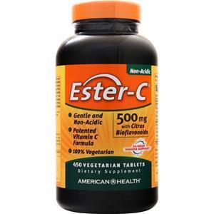 American Health Ester-C with Citrus Bioflavonoids Vegetarian (500mg) 450 tabs
