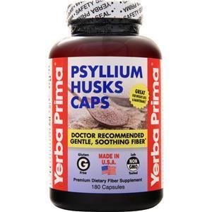 Yerba Prima Psyllium Husks Caps 180 caps