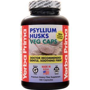 Yerba Prima Psyllium Husks Veg Caps 180 vcaps