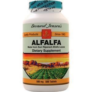 Bernard Jensen's Alfalfa (500mg) 500 tabs