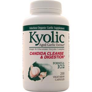 Kyolic Aged Garlic Extract Formula Candida Cleanse and Digestion #102 200 vcaps