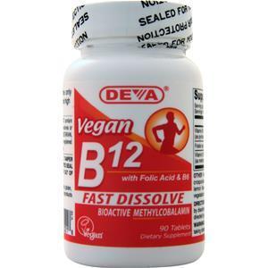 Deva Nutrition Vegan B-12 90 tabs