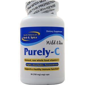 North American Herb & Spice Purely-C Wild & Raw 90 vcaps