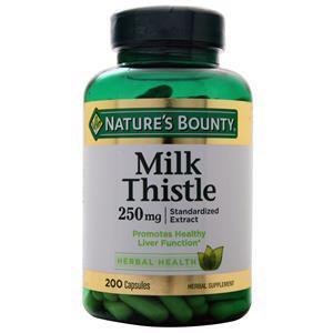 Nature's Bounty Milk Thistle (250mg) - Standardized Extract 200 caps