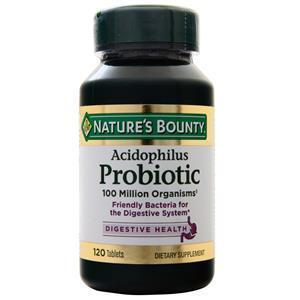 Nature's Bounty Acidophilus Probiotic (100 Million CFU) 120 tabs
