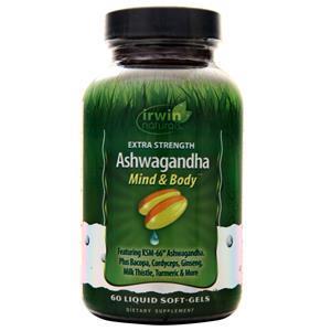 Irwin Naturals Ashwagandha Mind & Body - Extra Strength 60 sgels