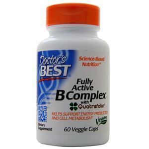 Doctor's Best Fully Active B Complex with Quatrefolic 60 vcaps