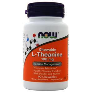 Now L-Theanine (100mg) 90 chews
