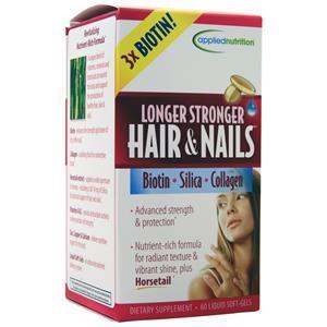 Applied Nutrition Longer Stronger Hair & Nails 60 sgels